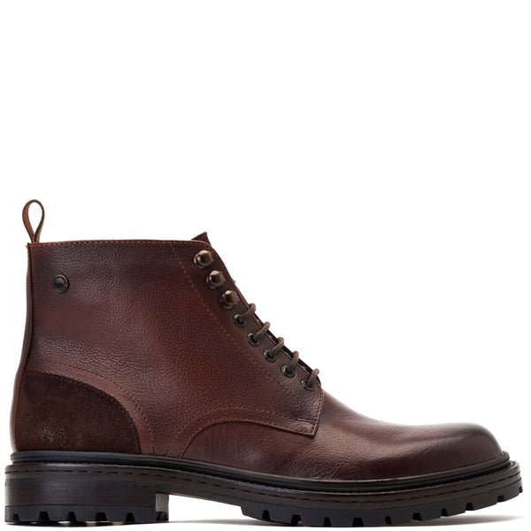 base london Dettori Grain Ankle Boots Brown