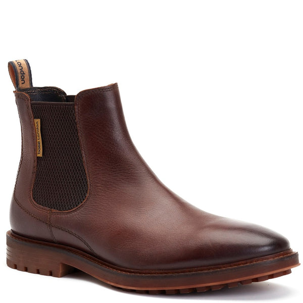 Base London Douglas Grain Chelsea Boots Brown