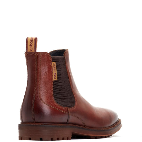 Base London Douglas Grain Chelsea Boots Tan