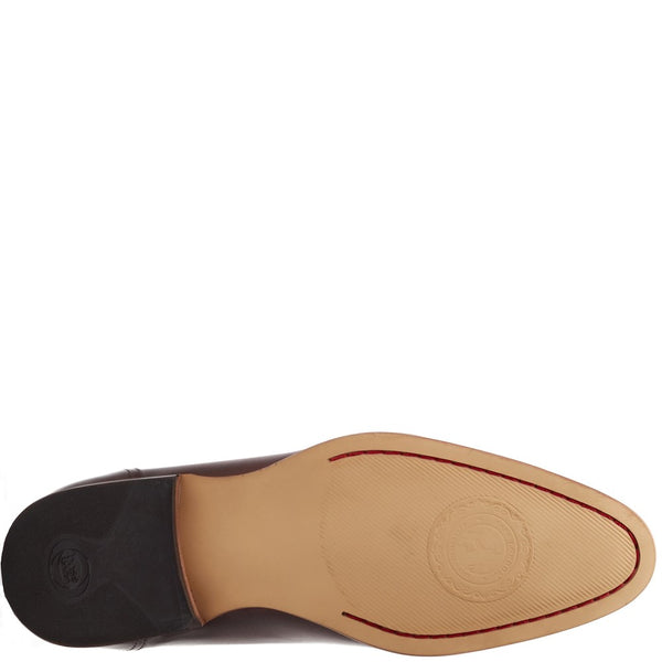 Base London Gambino XL Waxy Derby Shoes Brown