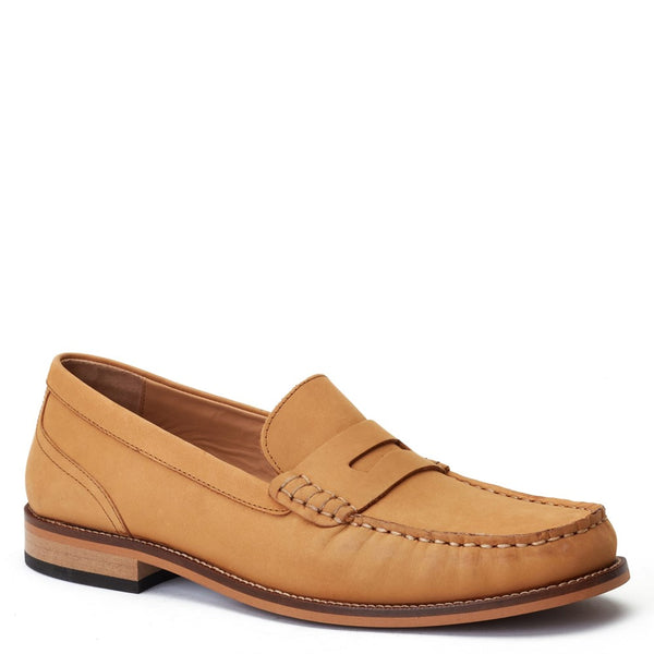 Base London Garfield Nubuck Loafers Tan