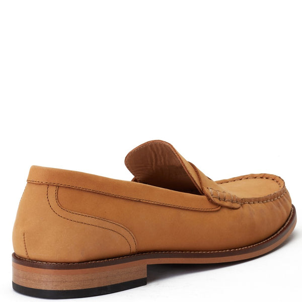 Base London Garfield Nubuck Loafers Tan