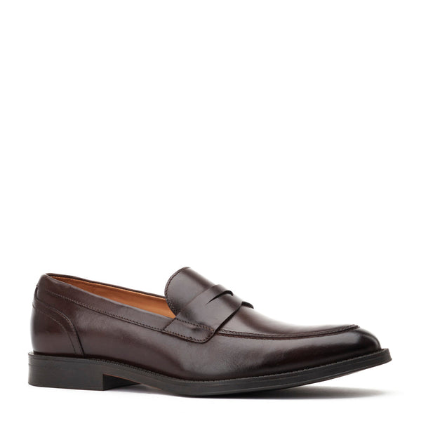 Base London Kennedy Washed Loafers Brown