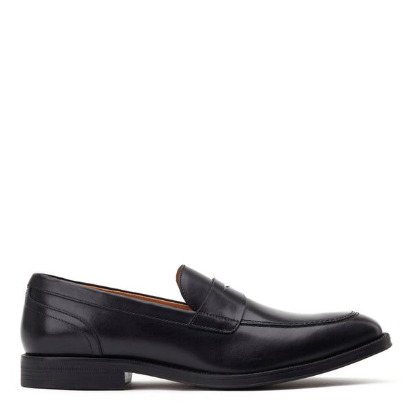 Base London Kennedy Waxy Loafers Black