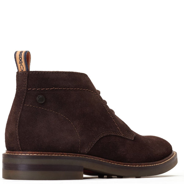Base London Knebworth Suede Chukka Boots Brown