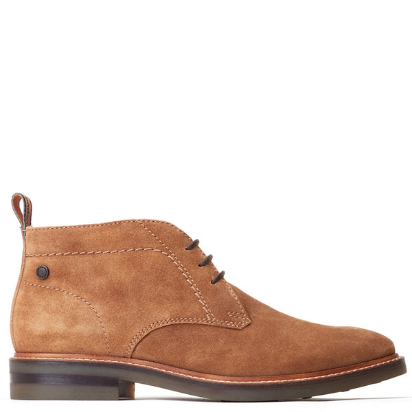 Base London Knebworth Suede Chukka Boots Ginger