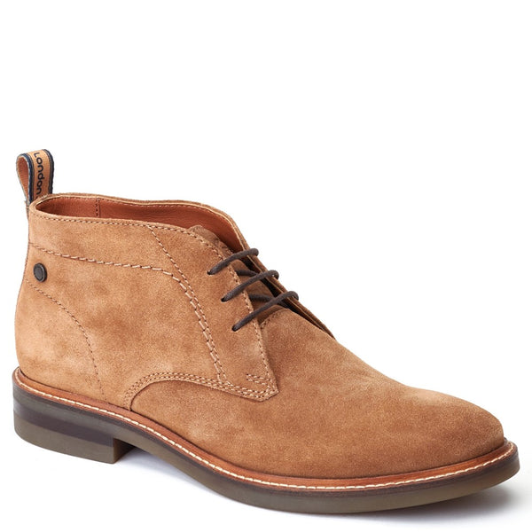 Base London Knebworth Suede Chukka Boots Ginger