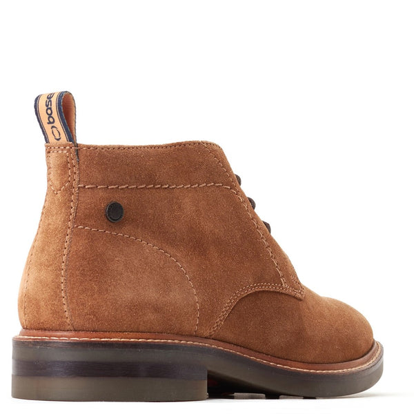 Base London Knebworth Suede Chukka Boots Ginger