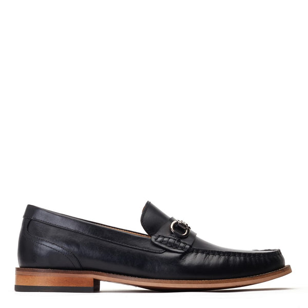 Base London Madison Washed Loafers Black