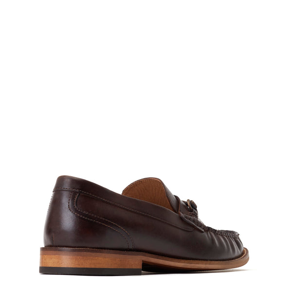 Base London Madison Washed Loafers Brown