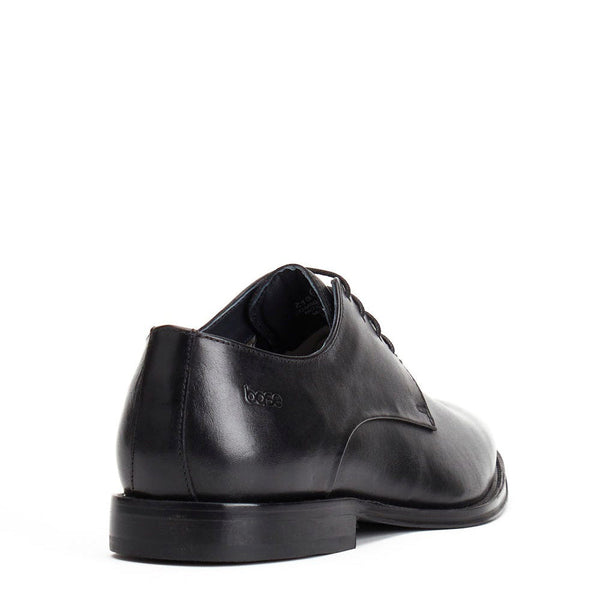 Base London Marley Waxy Derby Shoes Black