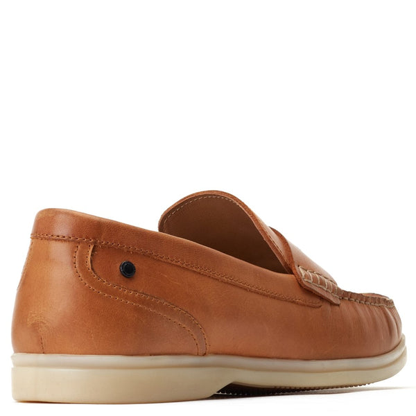 Base London Marlin Nubuck Loafers Tan