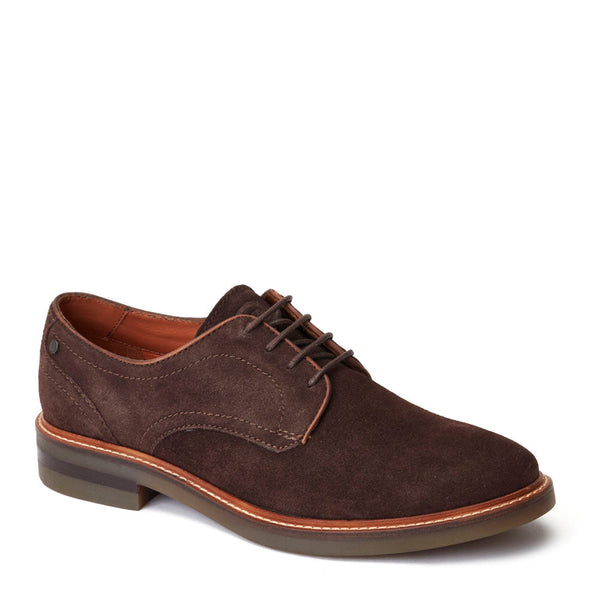 Base London Mawley Suede Derby Shoes Brown