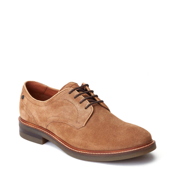Base London Mawley Suede Derby Shoes Ginger