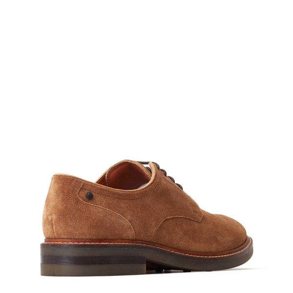 Base London Mawley Suede Derby Shoes Ginger