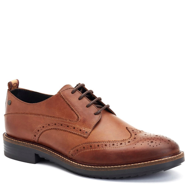 Base London Nashville Pull Up Brogue Shoes
