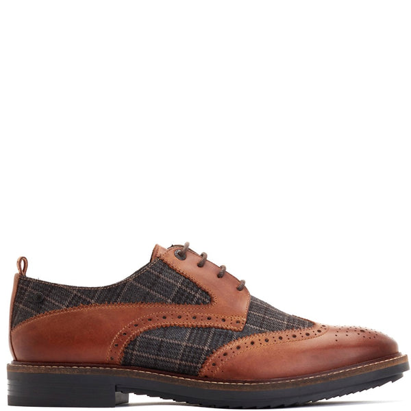 Base London Nashville Pull Up Brogue Shoes