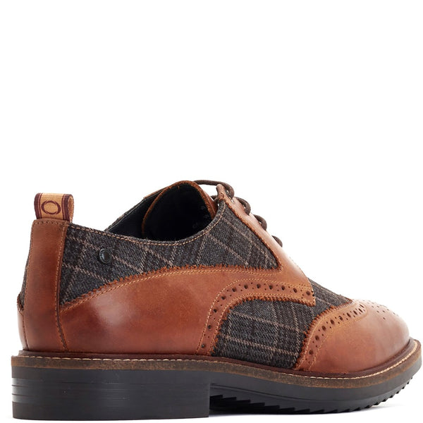 Base London Nashville Pull Up Brogue Shoes