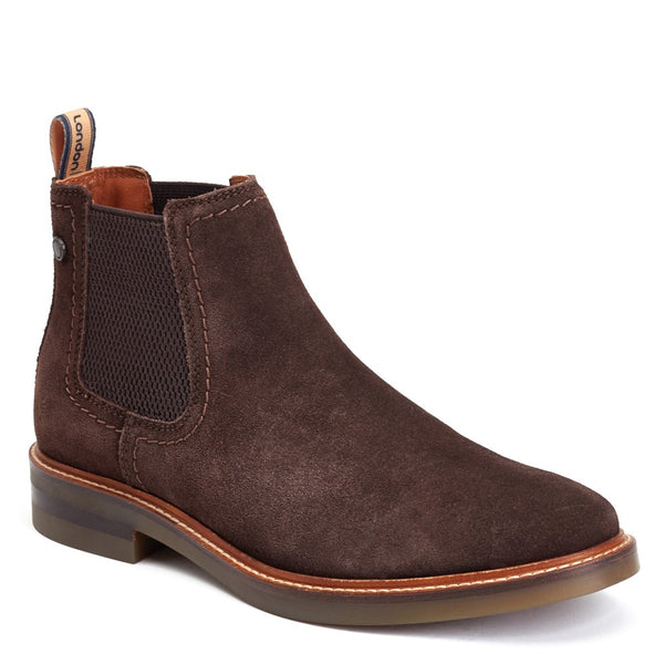 Base London Portland Suede Chelsea Boots Brown