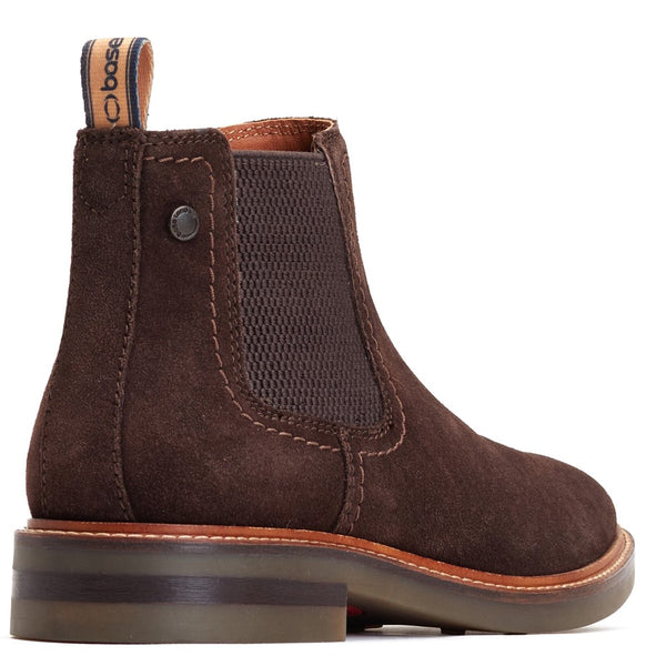Base London Portland Suede Chelsea Boots Brown