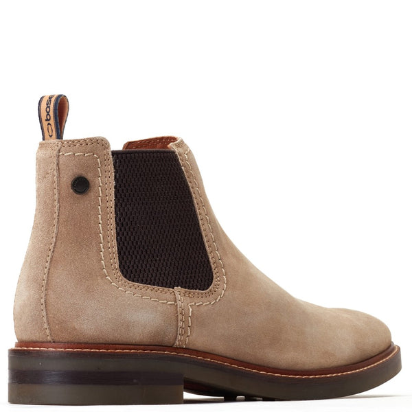Base London Portland Suede Chelsea Boots Sand