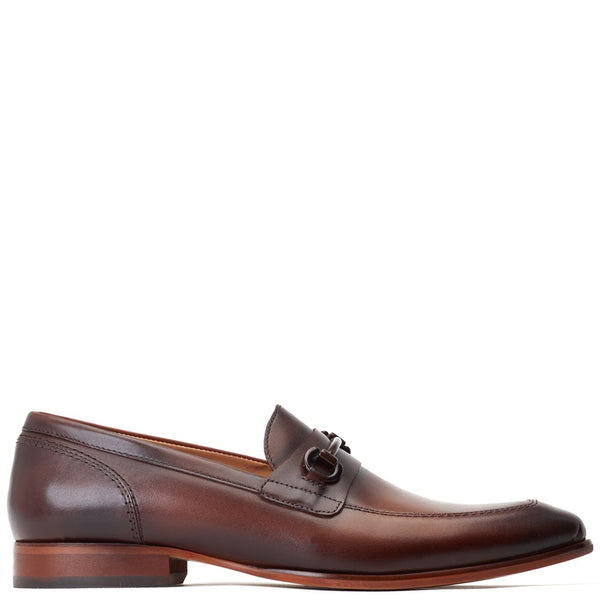 base london Russo Waxy Loafers Brown