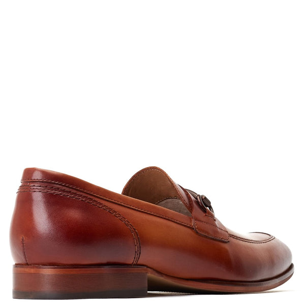 Base London Russo Waxy Loafers Tan