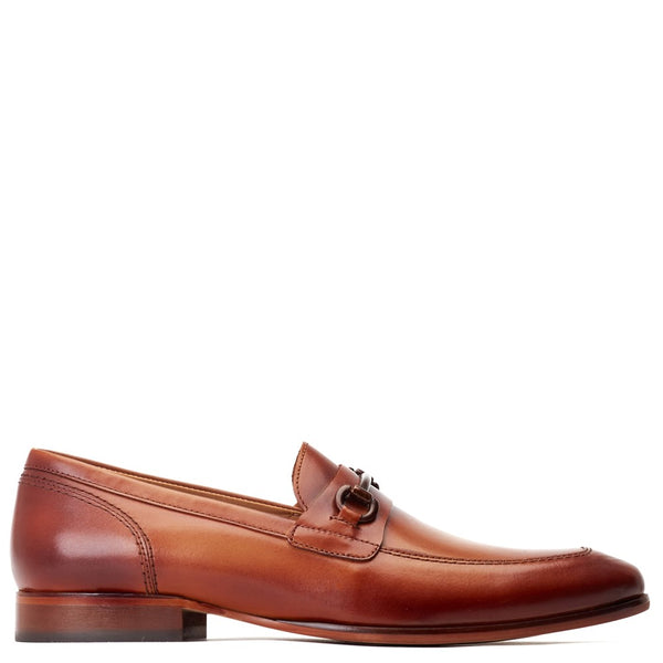 base london Russo Waxy Loafers Tan