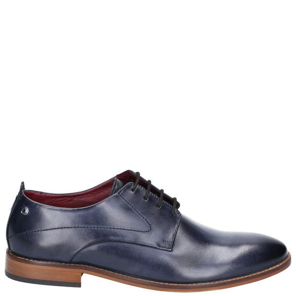 base london Script Washed Derby Shoes Navy