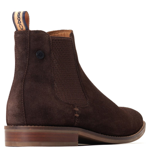 Base London Virgil Suede Chelsea Boots Brown