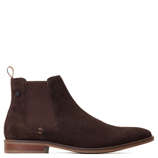 base london Virgil Suede Chelsea Boots Brown