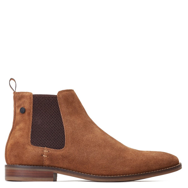 Base London Virgil Suede Chelsea Boots Ginger