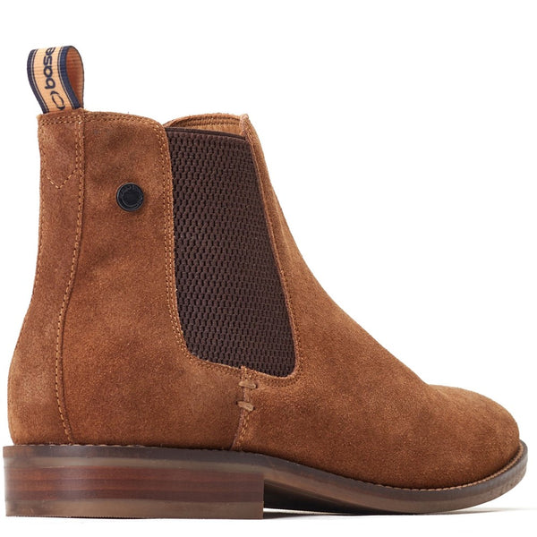 Base London Virgil Suede Chelsea Boots Ginger