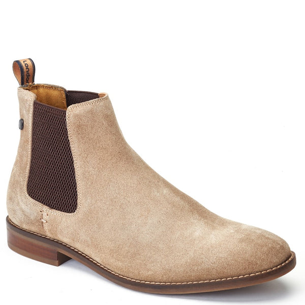 Base London Virgil Suede Chelsea Boots Sand