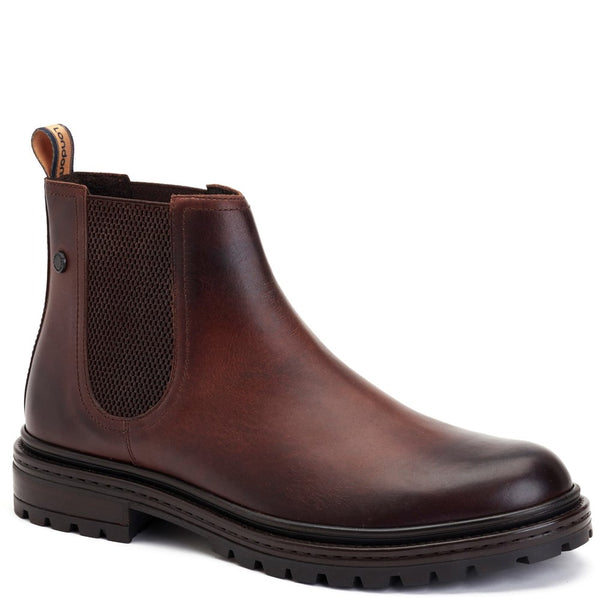Base London Walsh Washed Chelsea Boots Brown
