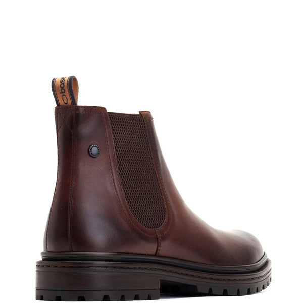 Base London Walsh Washed Chelsea Boots Brown