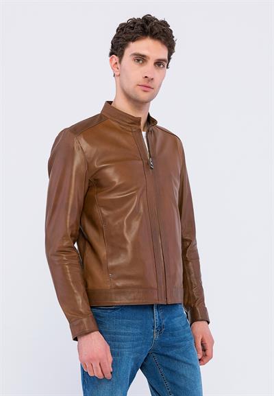 Basics And More Basics&More Men Chestnut Color Jacket - E130