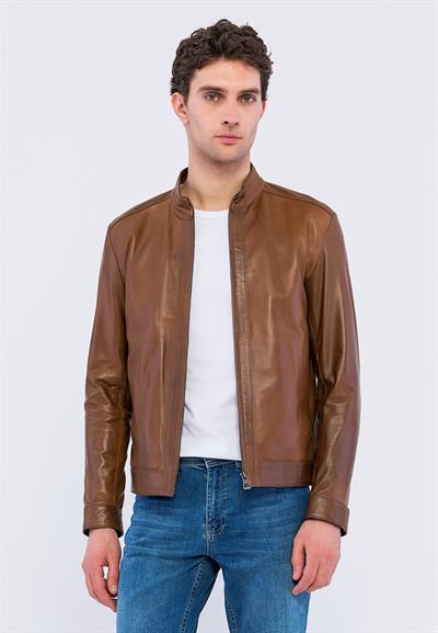 Basics And More Basics&More Men Chestnut Color Jacket - E130