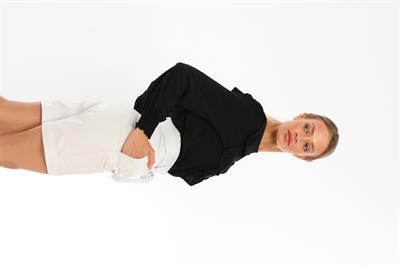 Basics And More Basics&More Women Belted White Leather Shorts - S01