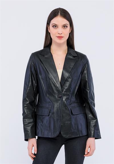 basics and more Basics&More Women Blazer Black Jacket - B2020