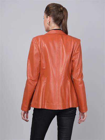 Basics And More Basics&More Women Blazer Orange Jacket - B2020