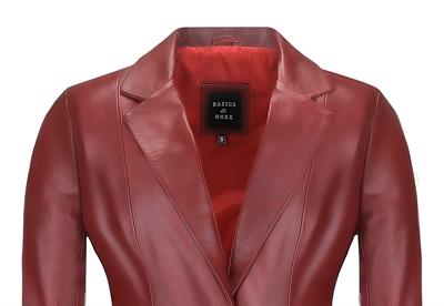 Basics And More Basics&More Women Blazer Red Jacket - B2020