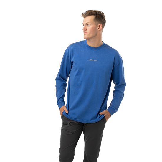 bauer BAUER STACKED ACIDWASH LONGSLEEVE TEE