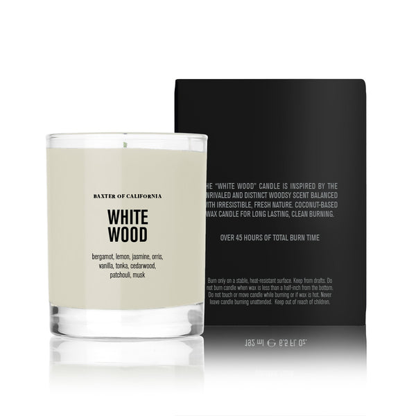 Baxter Of California White Wood Soy Wax Candle