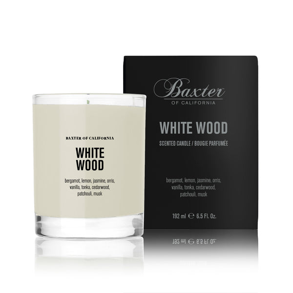 baxter of california White Wood Soy Wax Candle