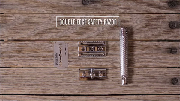 Baxter Of California Men's Safety Razor Shaving Brush Set