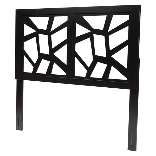 baxton studio Baxton Studio Accorsa Modern Dark Brown Finished Wood Queen Size Headboard