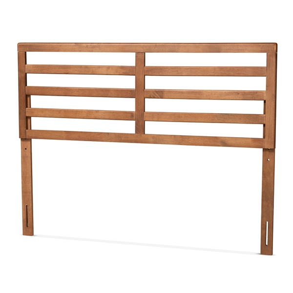 baxton studio Baxton Studio Akemi Modern and Contemporary Ash Walnut Finished Wood Full Size Headboard