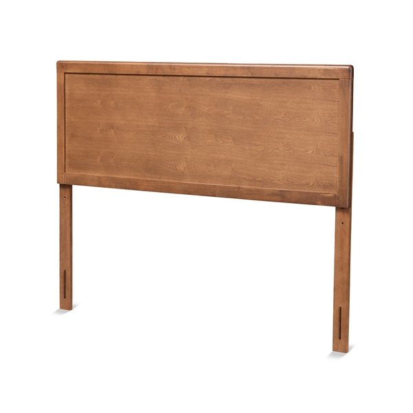 baxton studio Baxton Studio Alan Modern and Contemporary Transitional Ash Walnut Finished Wood King Size Headboard