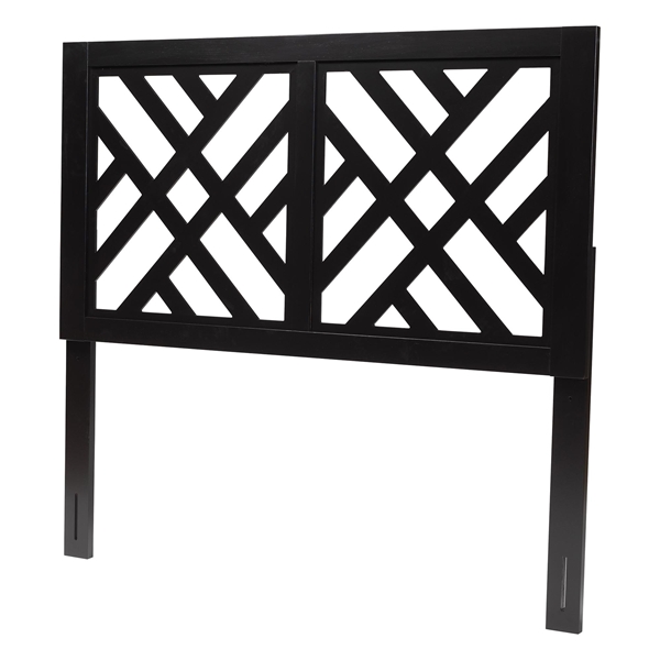 baxton studio Baxton Studio Aliya Modern Dark Brown Finished Wood King Size Headboard